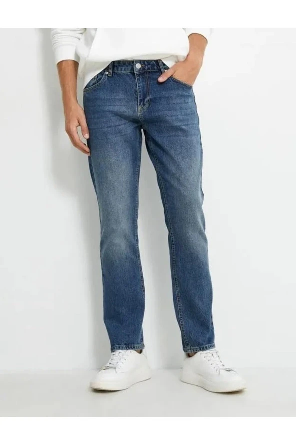 Slim Fit Kot Pantolon - Brad Jean - Resim 3