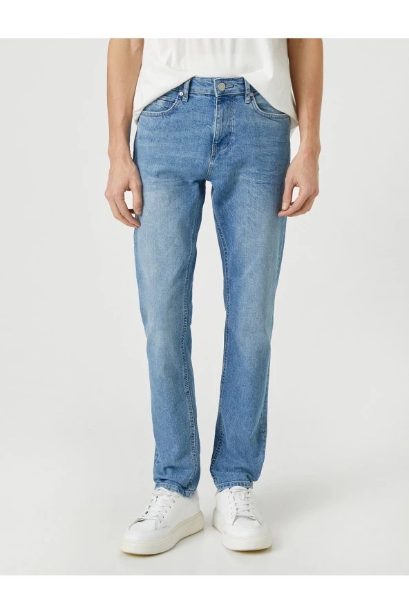 Slim Fit Kot Pantolon - Brad Jean - Resim 3