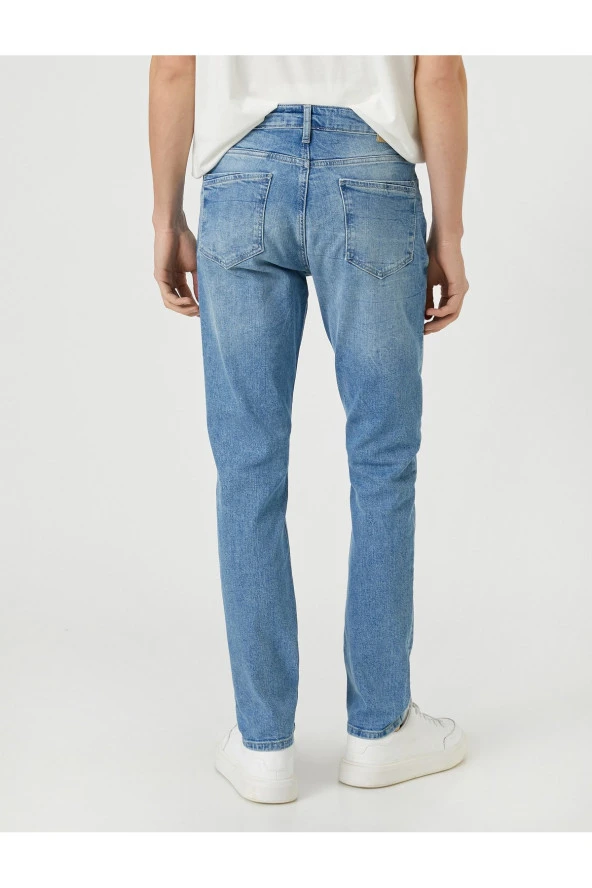 Slim Fit Kot Pantolon - Brad Jean - Resim 4
