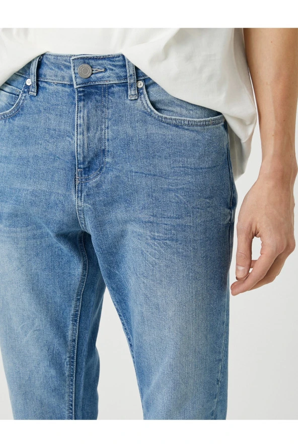 Slim Fit Kot Pantolon - Brad Jean - Resim 5
