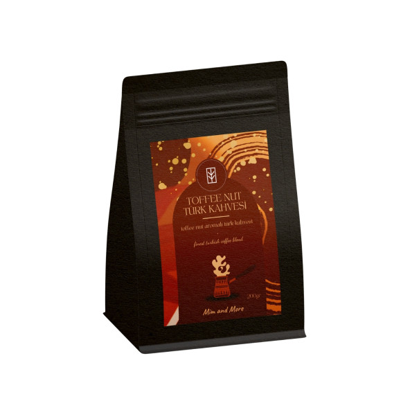 Mim and More Toffee Nut Türk Kahvesi Toffee Nut Aromalı Türk Kahvesi 200 Gr ürün görseli 1