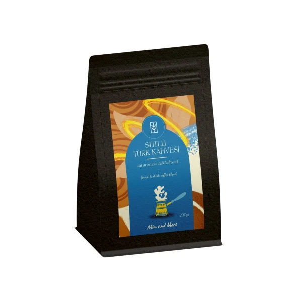 Mim and More Sütlü Türk Kahvesi Süt Aromalı Türk Kahvesi 200 Gr ürün görseli 1