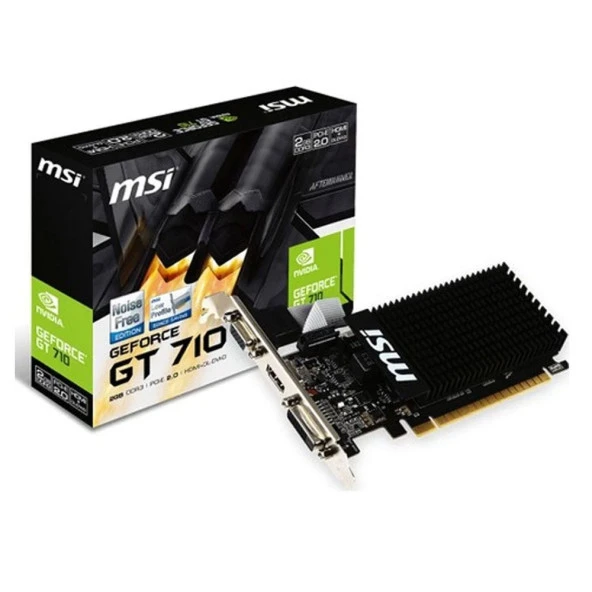 MSI GT 710 2GD3H LP 2GB DDR3 64bit NVIDIA Ekran Kartı ürün görseli 1