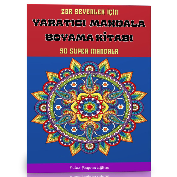 Yaratıcı Mandala Boyama Kitabı (Zoru Sevenler İçin) ürün görseli 1
