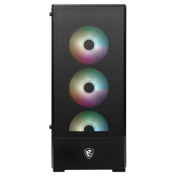 MSI MAG FORGE 112R Temperli Camlı  ARGB Fan ATX Gaming Bilgisayar Kasası ürün görseli 1