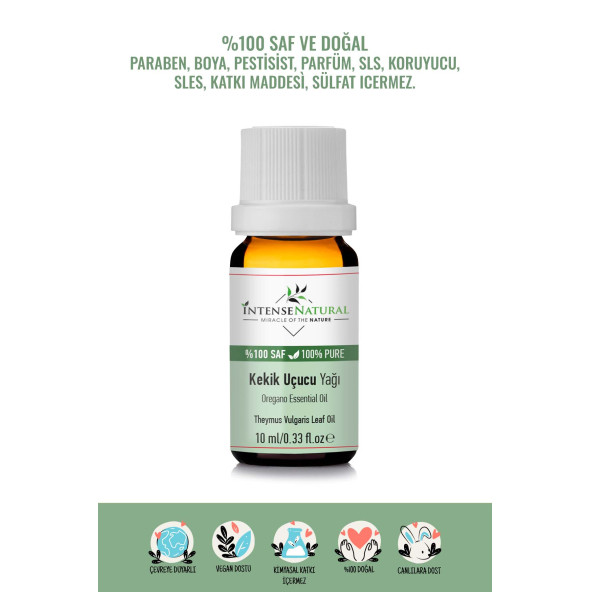 Kekik Uçucu Yağı 10 ml %100 Saf ve Doğal Oregano Essential Oil ürün görseli 1
