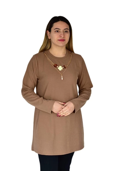Kadın Kaşkorse Fitilli Tunik A18501 BGL-ST03278 ürün görseli 1
