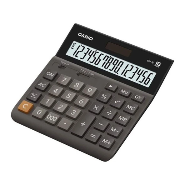 Casio Dh-16-Bk Hesap Makinası 16 Haneli Dh-16-Bk-W-Dp ürün görseli 1