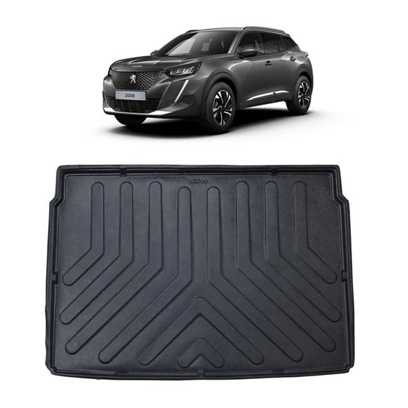 Rizline Peugeot  2008  2020 +Üst Konum Bagaj Havuzu Siyah ürün görseli 1