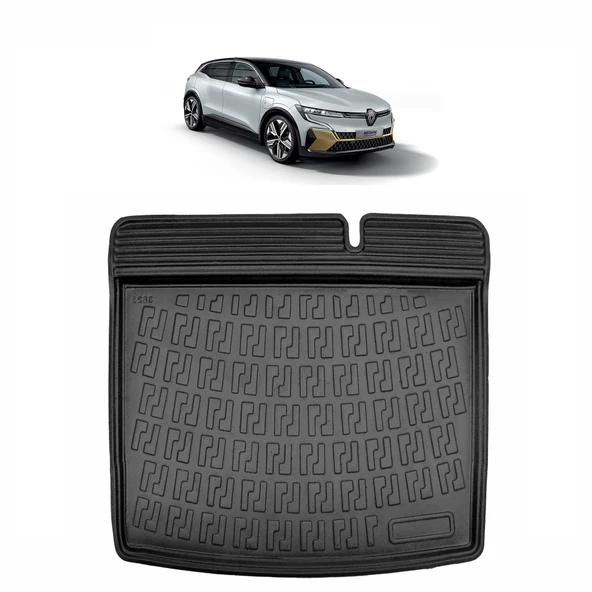 Rizline Renault Megane E-Tech 2022+ 3D Bagaj Havuzu Sİyah ürün görseli 1