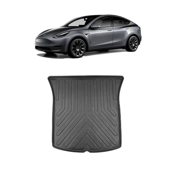 Rizline Tesla Model Y 2019 Sonrası 3D Bagaj Havuzu Siyah ürün görseli 1