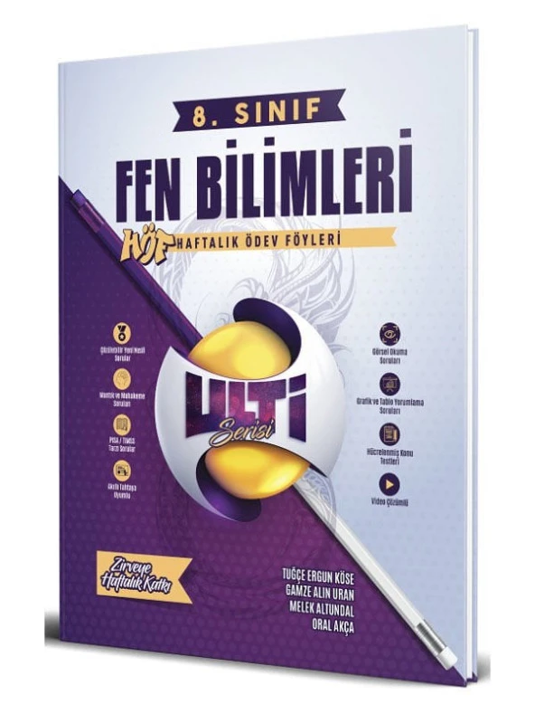 Bes Yayınları 8. Sınıf Fen Bilimleri Ulti HÖF Haftalık Ders Föyleri Bes Yayınları ürün görseli 1