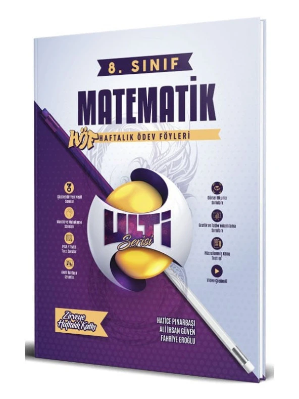 Bes Yayınları 8. Sınıf Matematik Ulti HÖF Haftalık Ders Föyleri Bes Yayınları ürün görseli 1