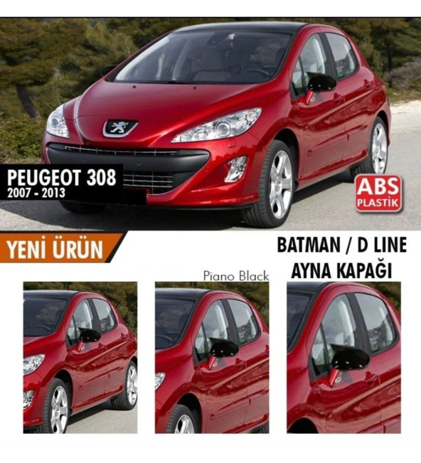 Yarasa Ayna Kapağı Peugeot 308 2007-2013 / Aykay071 ürün görseli 1