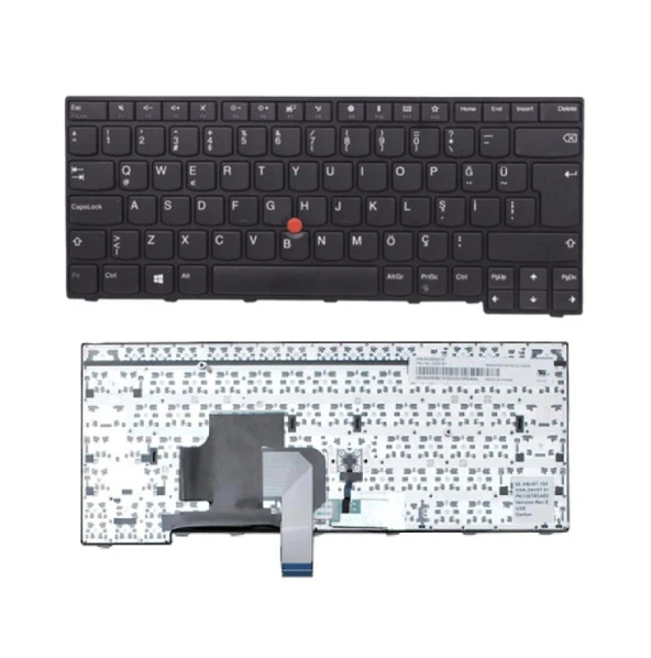 Lenovo Thinkpad E460 E465 Notebook Klavye - Tuş Takımı / Siyah - TR - Adaptasyonlu ürün görseli 1