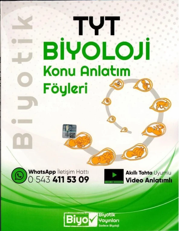 Biyotik Yayınları TYT Biyoloji Konu Anlatım Föyleri ürün görseli 1