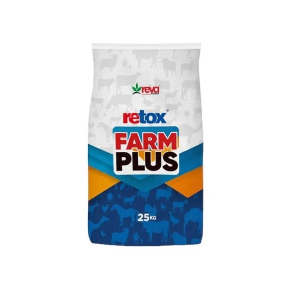 Retox Farmplus Vitamin-Mineral-Toksin Madde Yem Katkı 25 Kg ürün görseli 1
