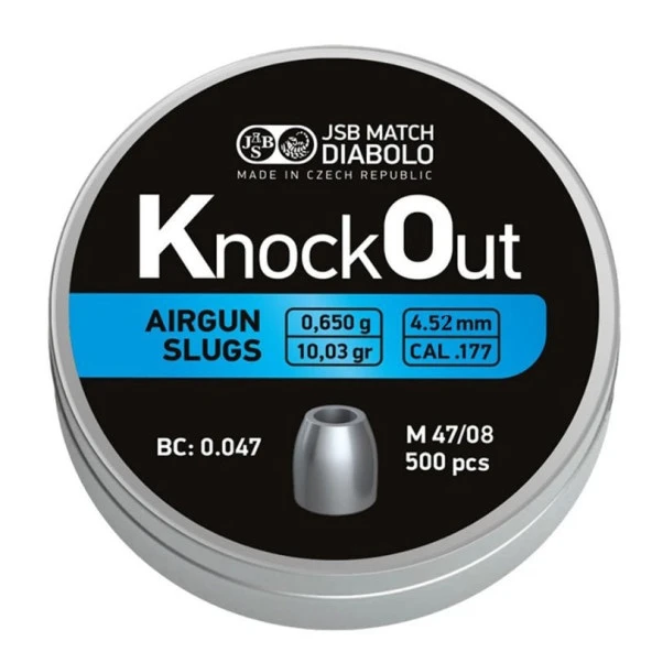 JSB DIABOLO KNOCKOUT 4.52 MM HAVALI SACMA (CAL177) - Resim 3