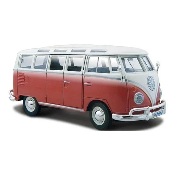 Maisto Volkwagen Van Samba 1:24 Model Araba Special Edition Kırmızı ürün görseli 1