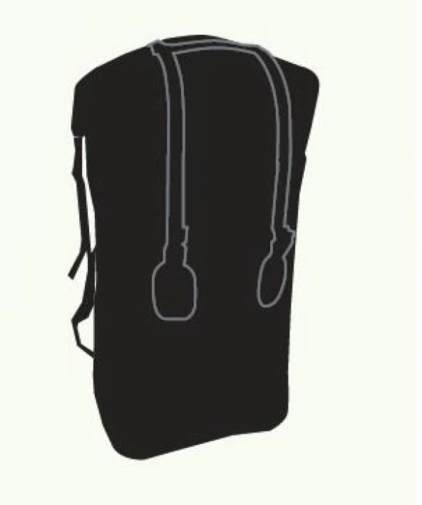 Jr Gear Bomber Pack Su Geçirmez Çanta 75 Litre-SİYAH ürün görseli 1