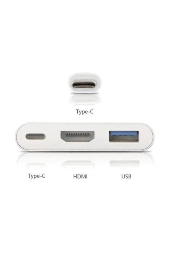 Hd4686/50 Hdmı Type-c Usb 3.0 4k Dıgıtal Av Multıport Adapter - Resim 5