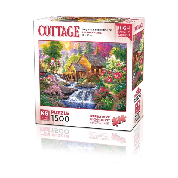 Ks Games Songbirds At Summertime Mill 1500 Parça Puzzle ürün görseli 1