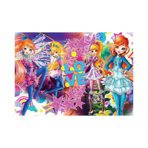 Ks Games Puzzle Winx  Clup 200 Parça Puzzle - Resim 2