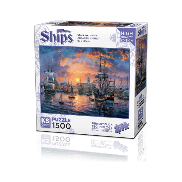 Ks Games Charleston Harbor 1500 Parça Puzzle ürün görseli 1