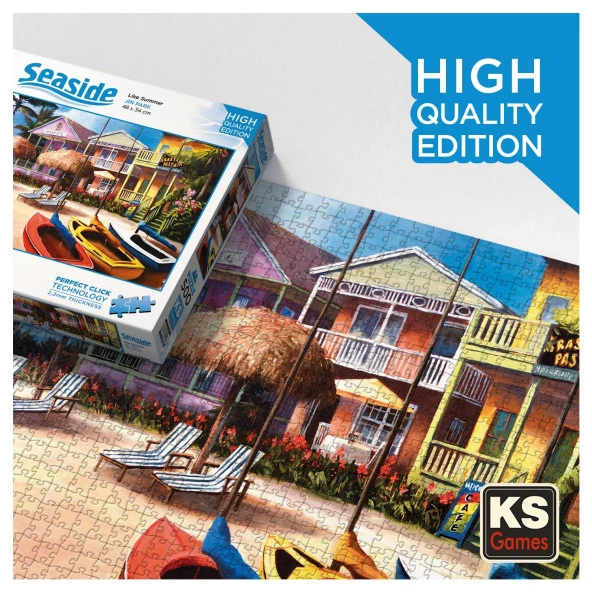 Ks Games Welcome To Beach 500 Parça Puzzle - Resim 6