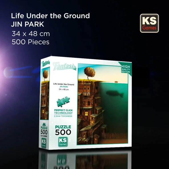 Ks Games Life Under The Ground 500 Parça Puzzle - Resim 5