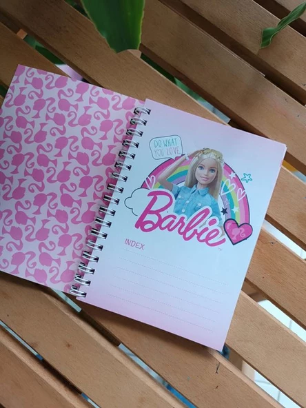 Barbie Spiralli a6 Boy Defter - Resim 2