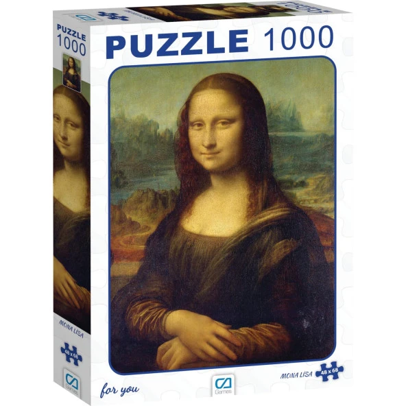 Ca Games Mona Lisa 1000 Parça Puzzle ürün görseli 1