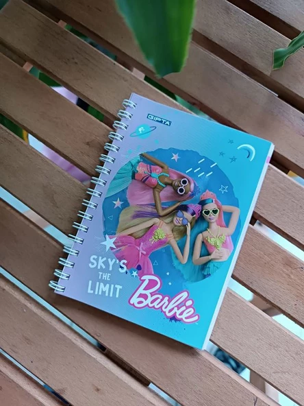 Barbie Spiralli a6 Boy Defter - Resim 4