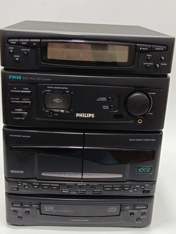 Philips FW68/22B Müzik Seti 2.El - Resim 6
