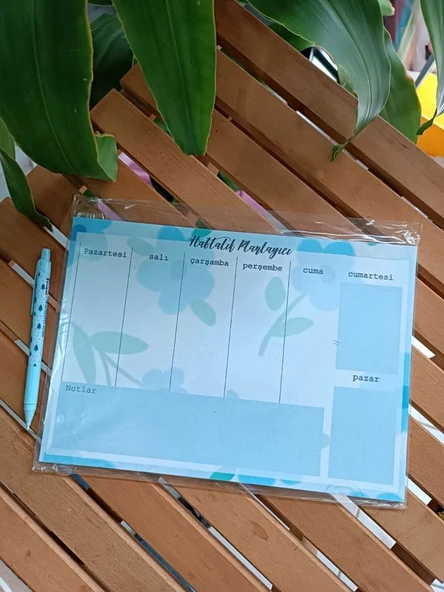Masaüstü Planlayıcı a4 Boy Notepad Memopad Check List Not Defteri Bloknot ürün görseli 1