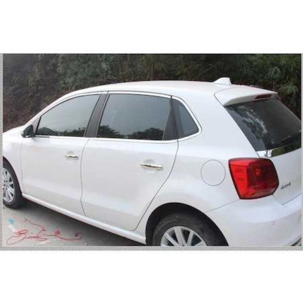 Volkswagen Polo Uyumlu Cam Çerçevesi 2012-2017 Paslanmaz Çelik Parça ürün görseli 1