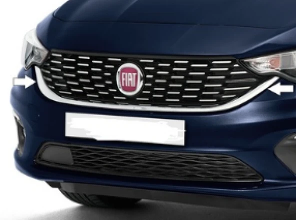 Fiat Egea Uyumlu Ön Panjur 2021 Sonrası Paslanmaz Çelik Parça ürün görseli 1