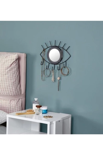 Mithra Life Siyah Metal Ayna Anahtar Takı Düzenleyici MIT1002 ürün görseli 1