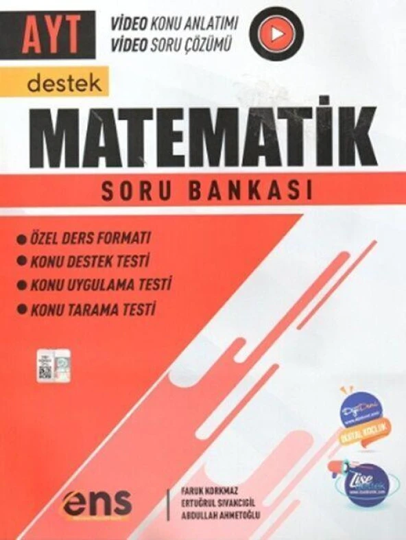 ENS Yayıncılık AYT Matematik Destek Soru Bankası ürün görseli 1