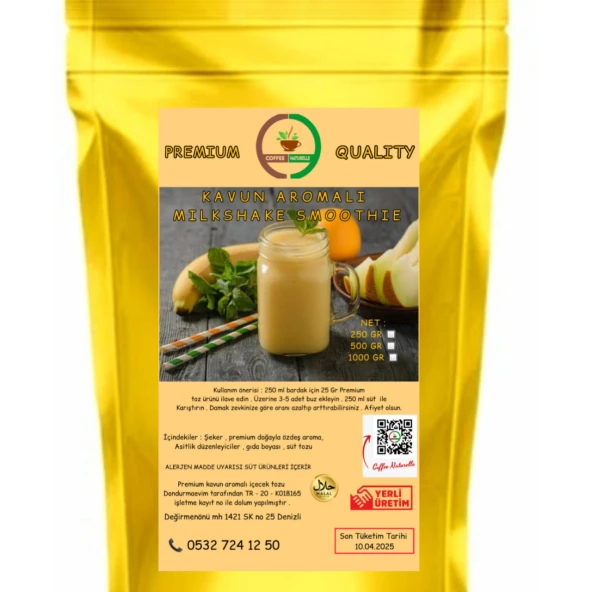 Kavun Aromalı Milkshake & smoothie & Frappe 1000 gr ürün görseli 1