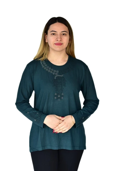 Kadın Nergiz Mevsimlik Bluz BGL-ST03377 - Resim 7