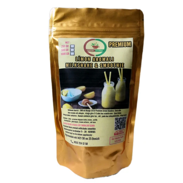 Limon aromalı milkshake & smoothie 1 kg ürün görseli 1