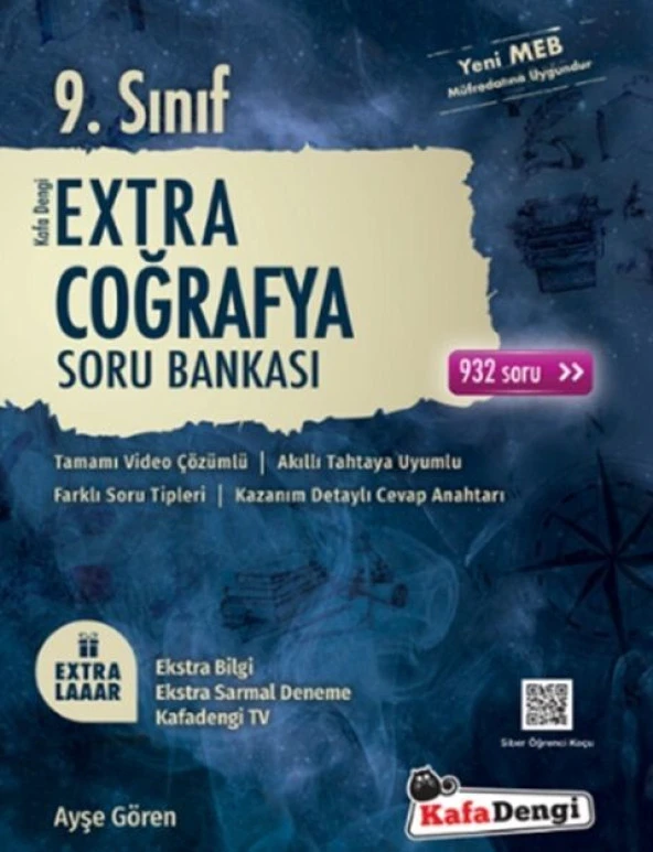 Kafa Dengi Yayınları 9. Sınıf Coğrafya Extra Soru Bankası ürün görseli 1