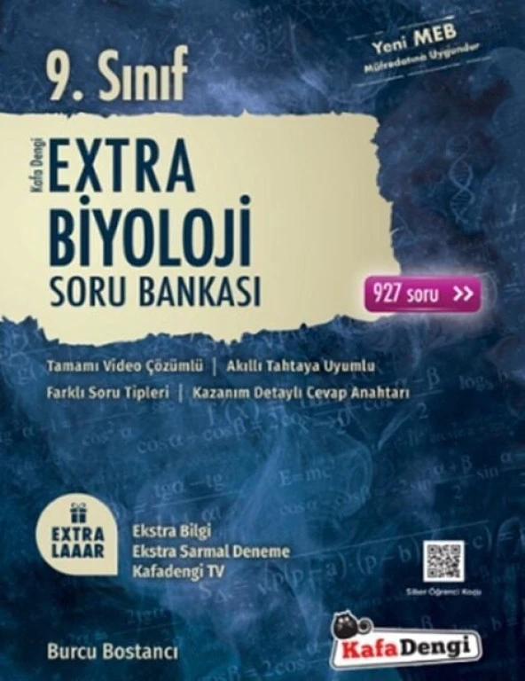 Kafa Dengi Yayınları 9. Sınıf Biyoloji Extra Soru Bankası ürün görseli 1