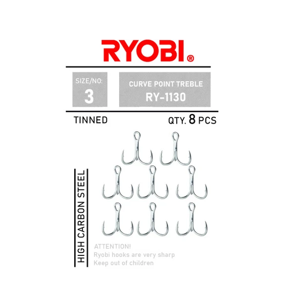 RYOBİ İĞNE CURVE POINT TREBLE ÜÇLÜ İĞNE- RY-1130 ürün görseli 1