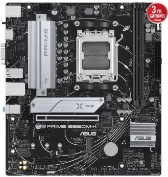ASUS PRIME B650M-K AMD B650 AM5 DDR5 6400 DP VGA ANAKART ürün görseli 1