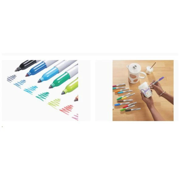 Sharpie Ultra Fine Permanent Markör 24 Lü Paket - Resim 2
