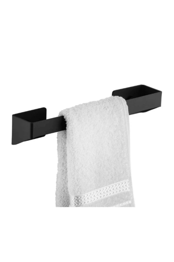 Mavitrend Siyah Havlu Tutacağı Metal Havlu Askısı Mutfak Banyo Havluluk Metal Havluluk ürün görseli 1