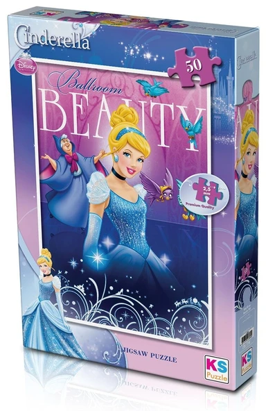 KS  Puzzle 50 Parça Cinderella ürün görseli 1