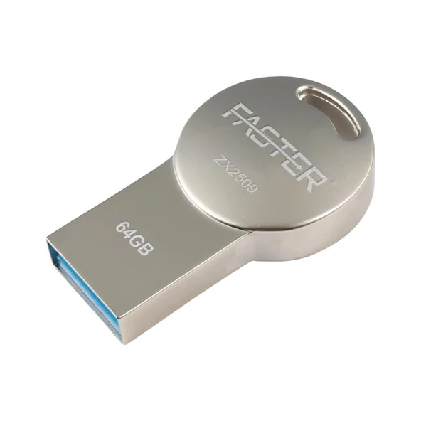 Faster Flash Bellek 64 Gb Anahtarlık Tipi Usb Flash Bellek Metal ürün görseli 1